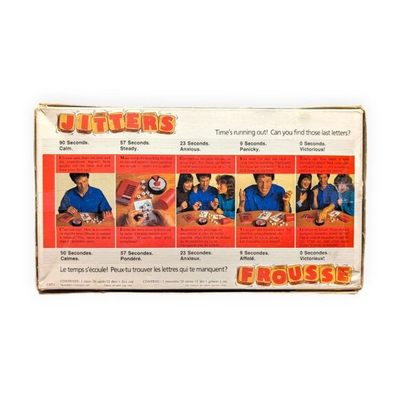 Vintage Jitters Word Game Milton Bradley Complete - Acceptable Condition - Picture 5 of 5